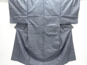 未使用品　本場正藍泥染大島紬男物着物